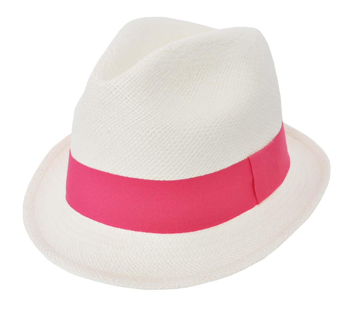 Panama Femme Panama cubain Galon Rose