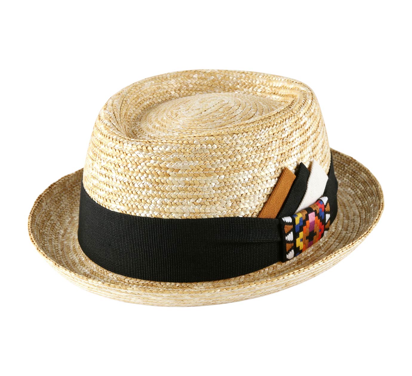 chapeau porkpie paille