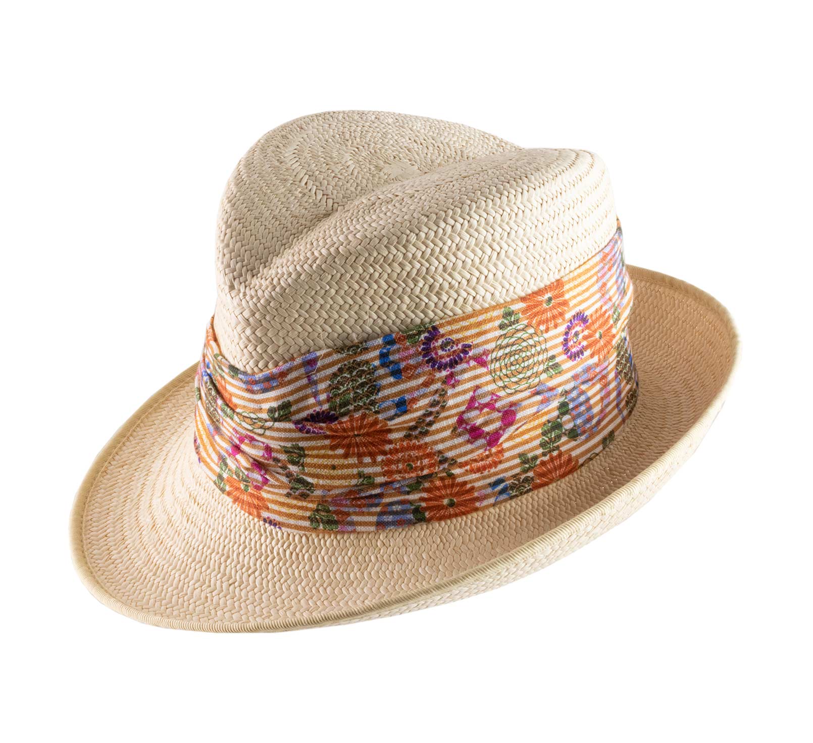 chapeau panama asymétrique