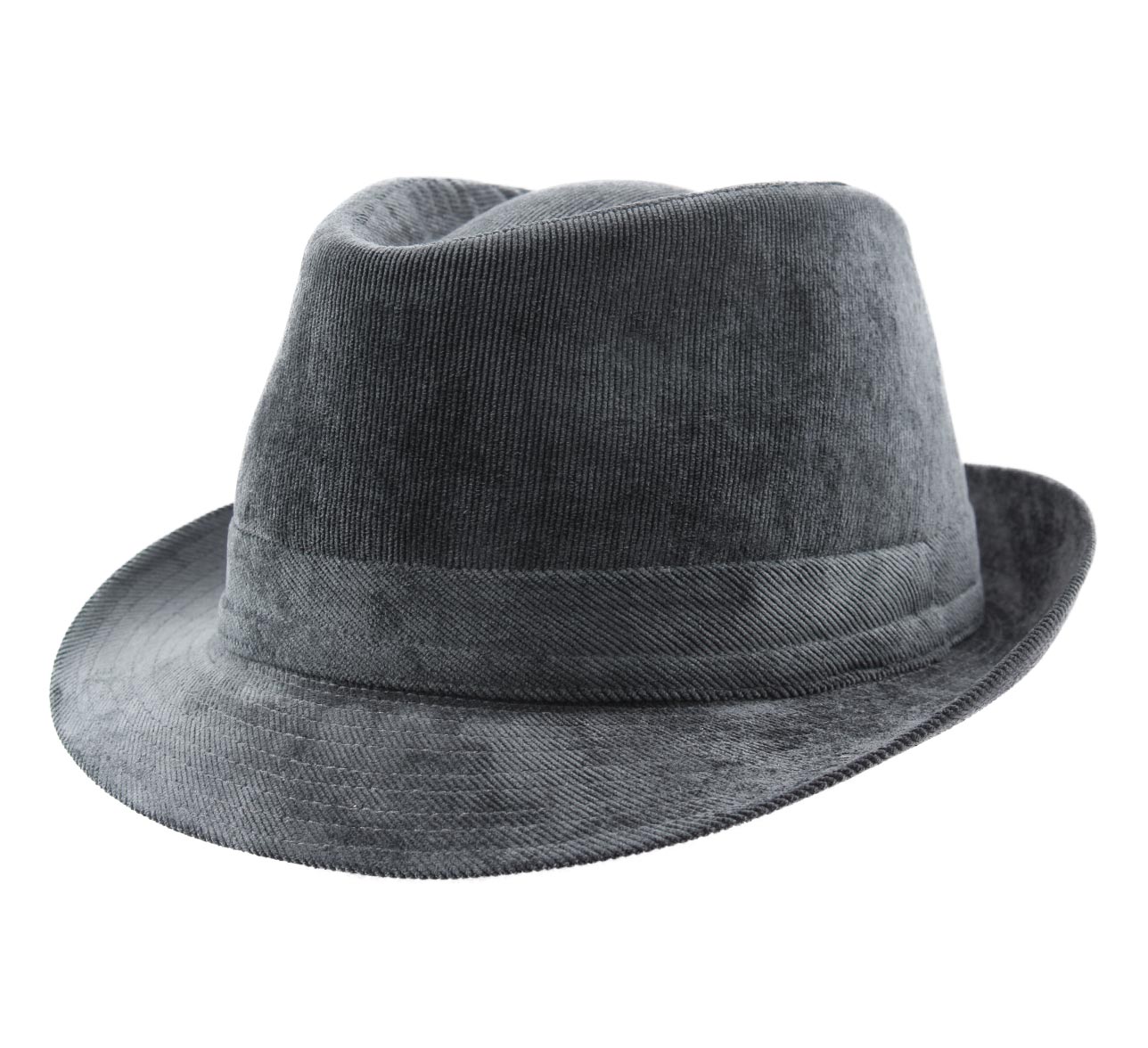 Chapeau Gris Classic Trilby Velour Chapeau Gris Classic Trilby Velour