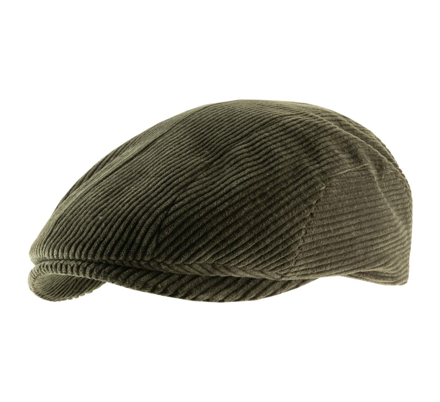 Casquette plate velours