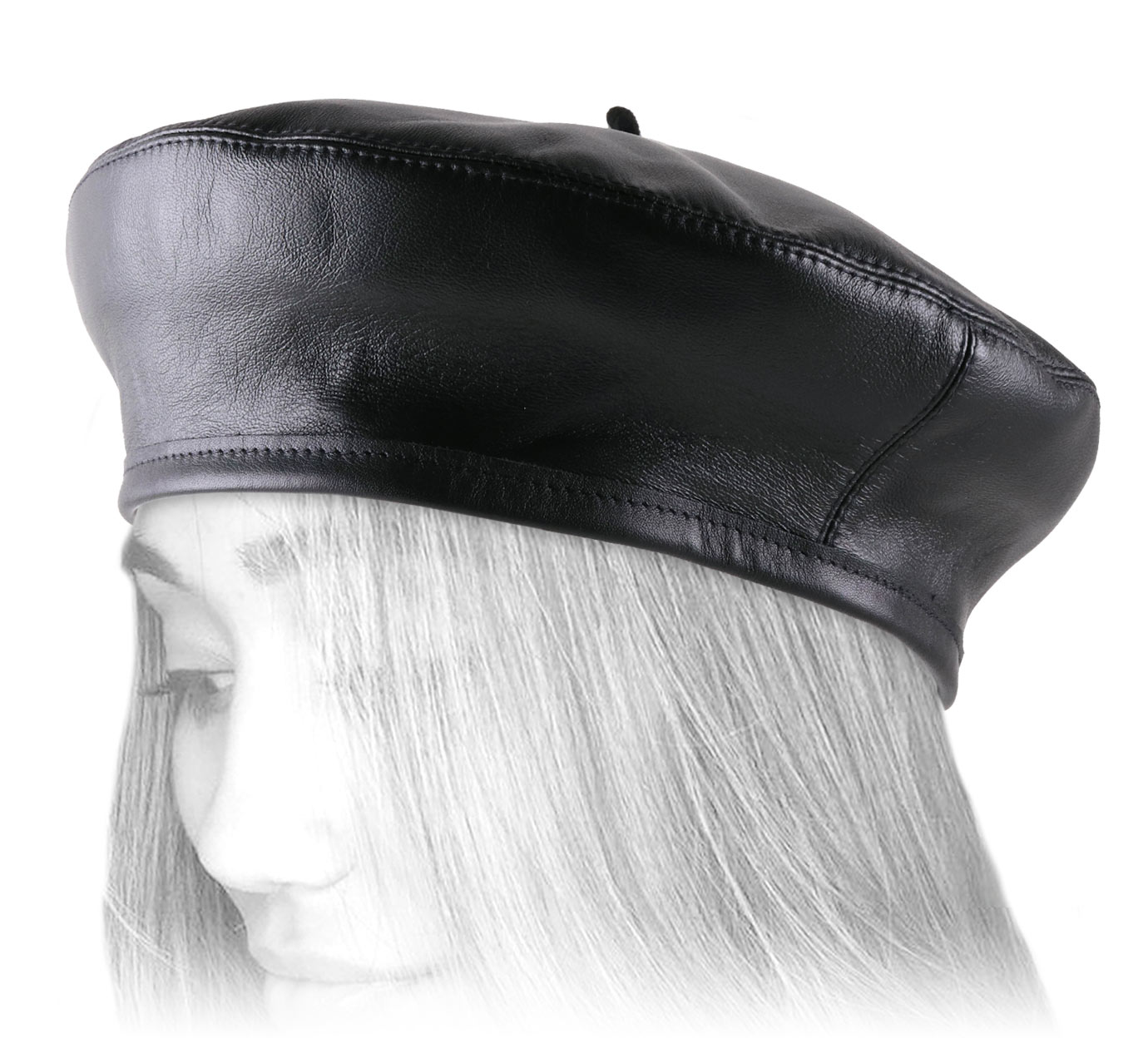 béret cuir béret cuir
