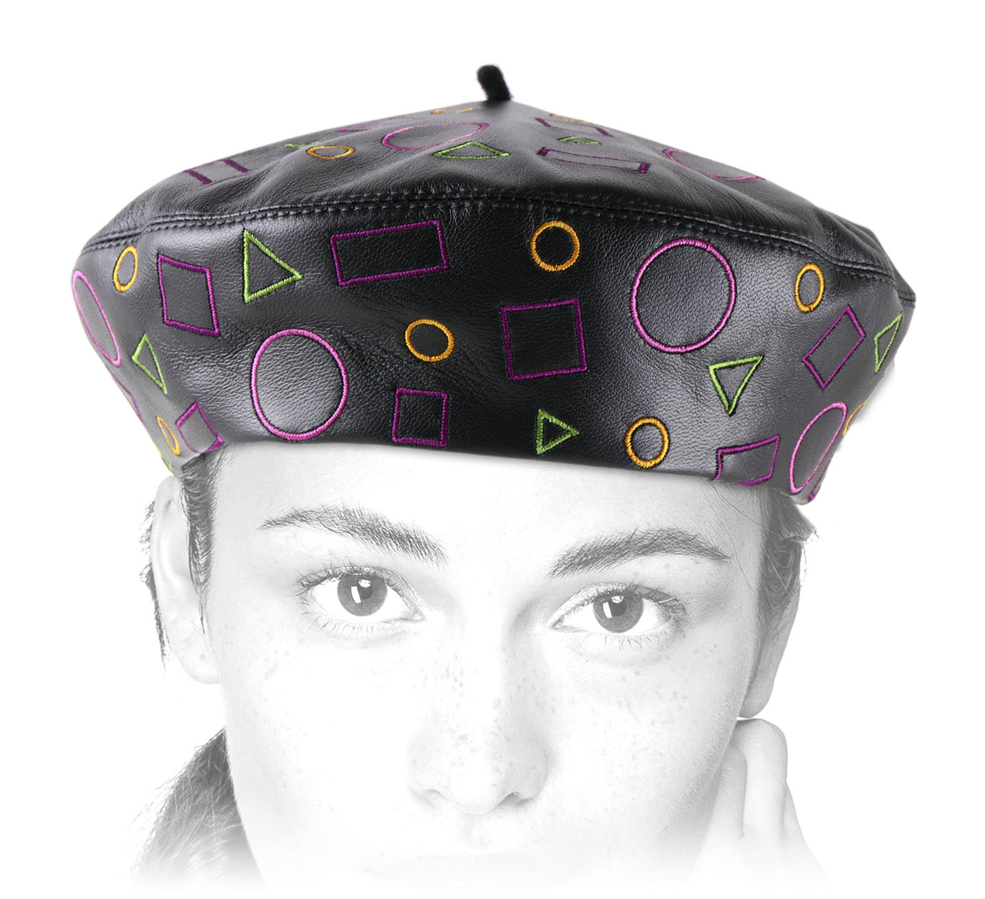 béret cuir Laulhere béret cuir Laulhere
