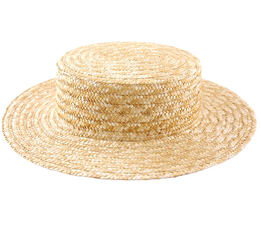 Chapeau canotier large