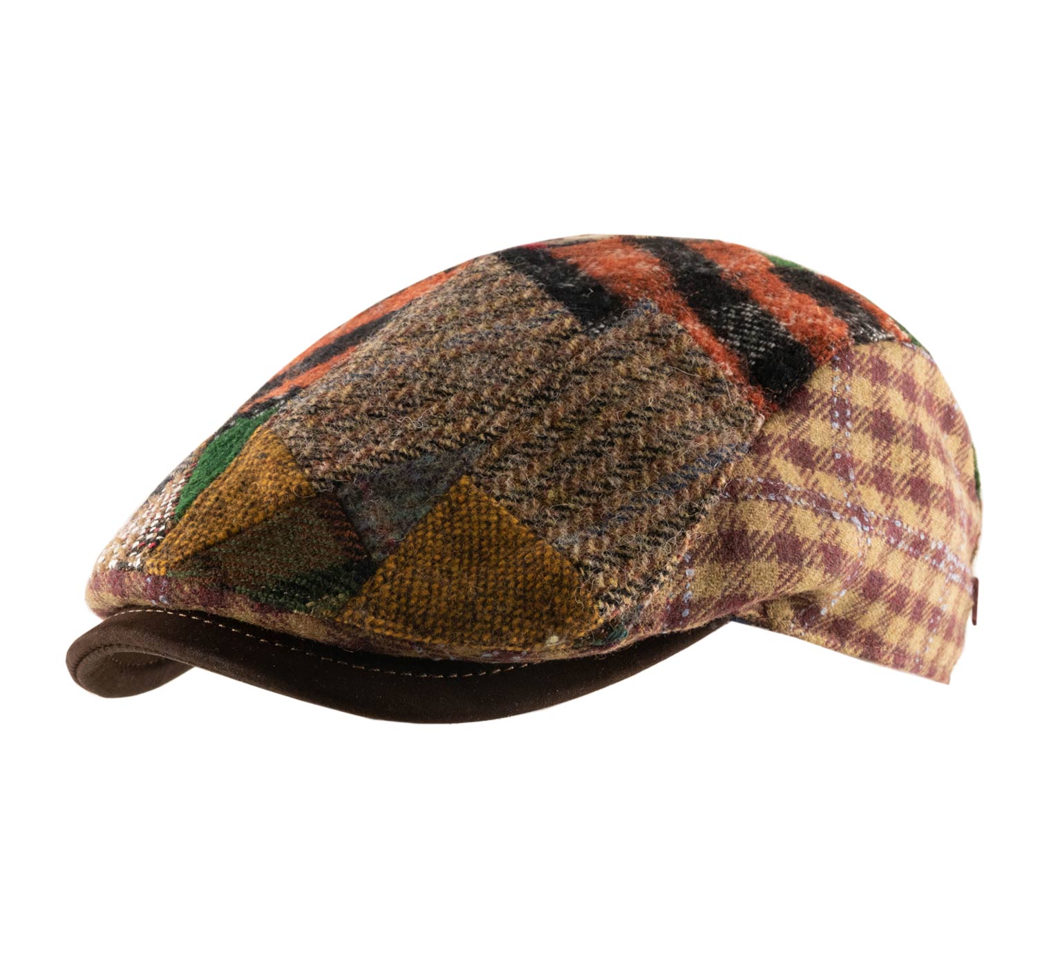 Casquette beret patchwork
