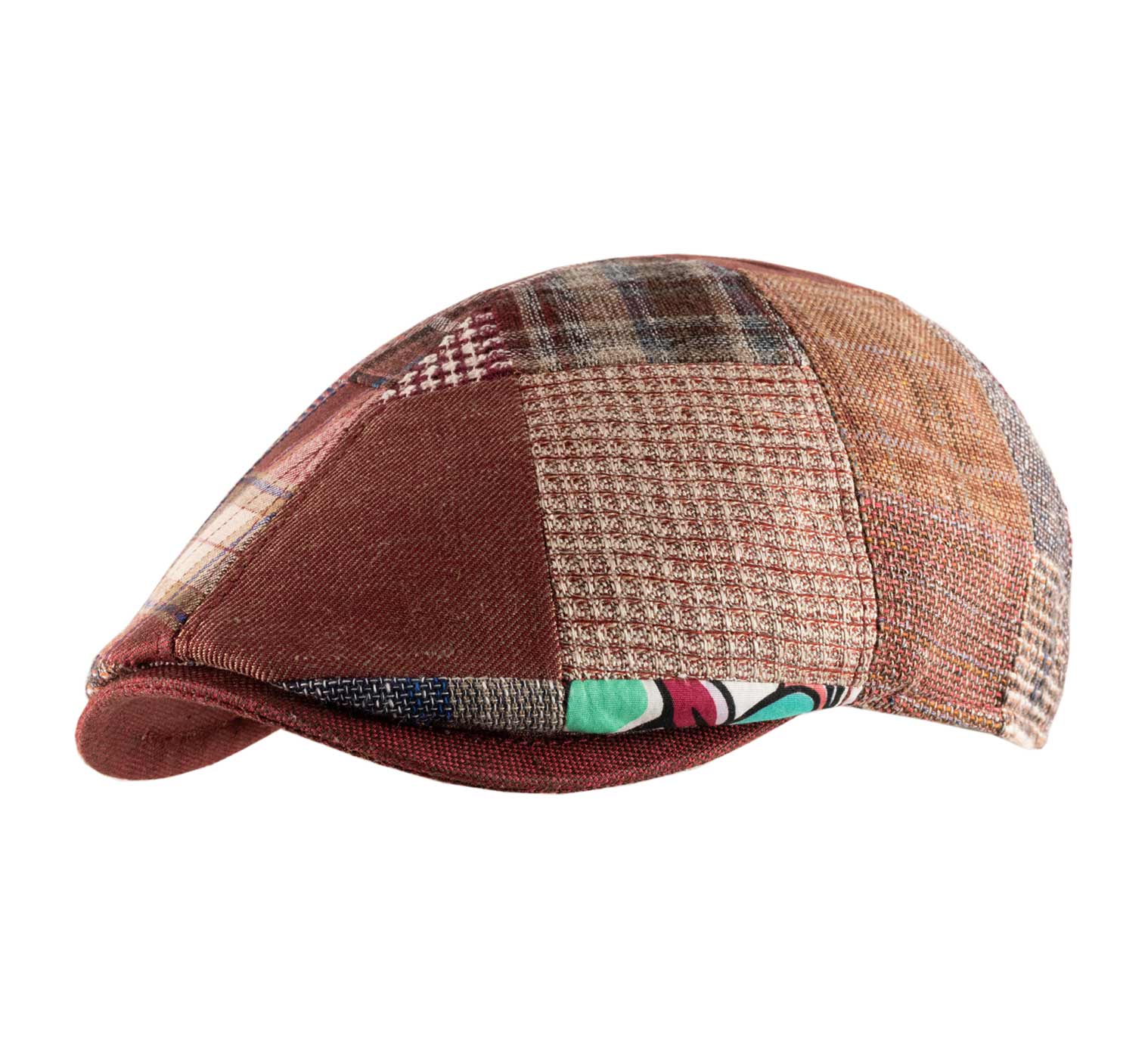 Casquette beret patchwork