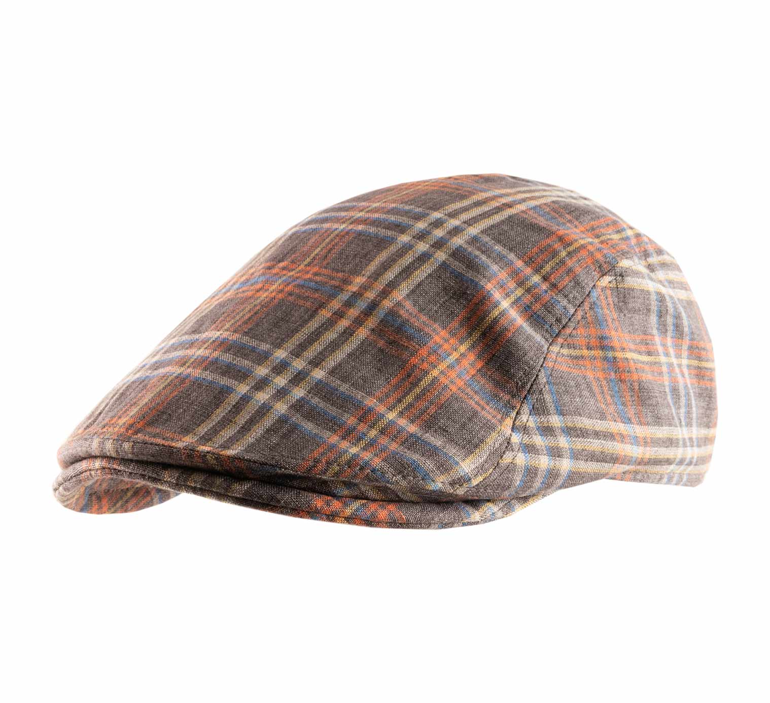 Casquette beret tartan été