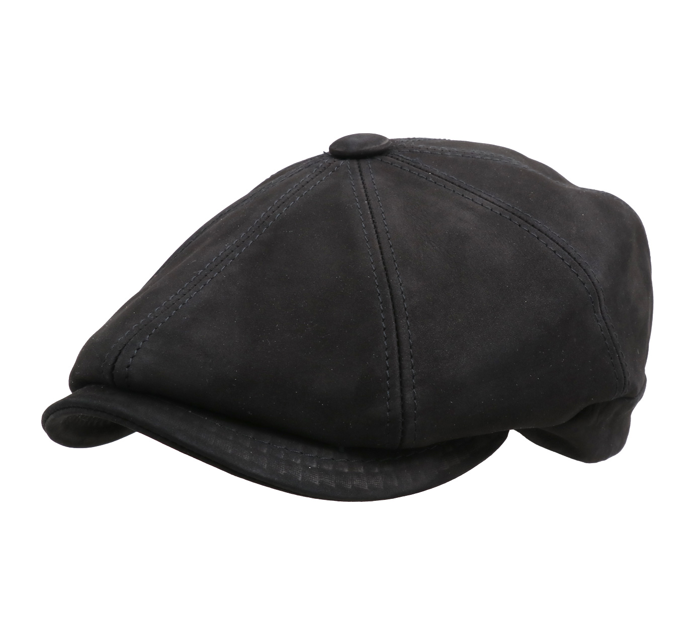 Casquette béret en cuir Tellyn Casquette béret en cuir Tellyn