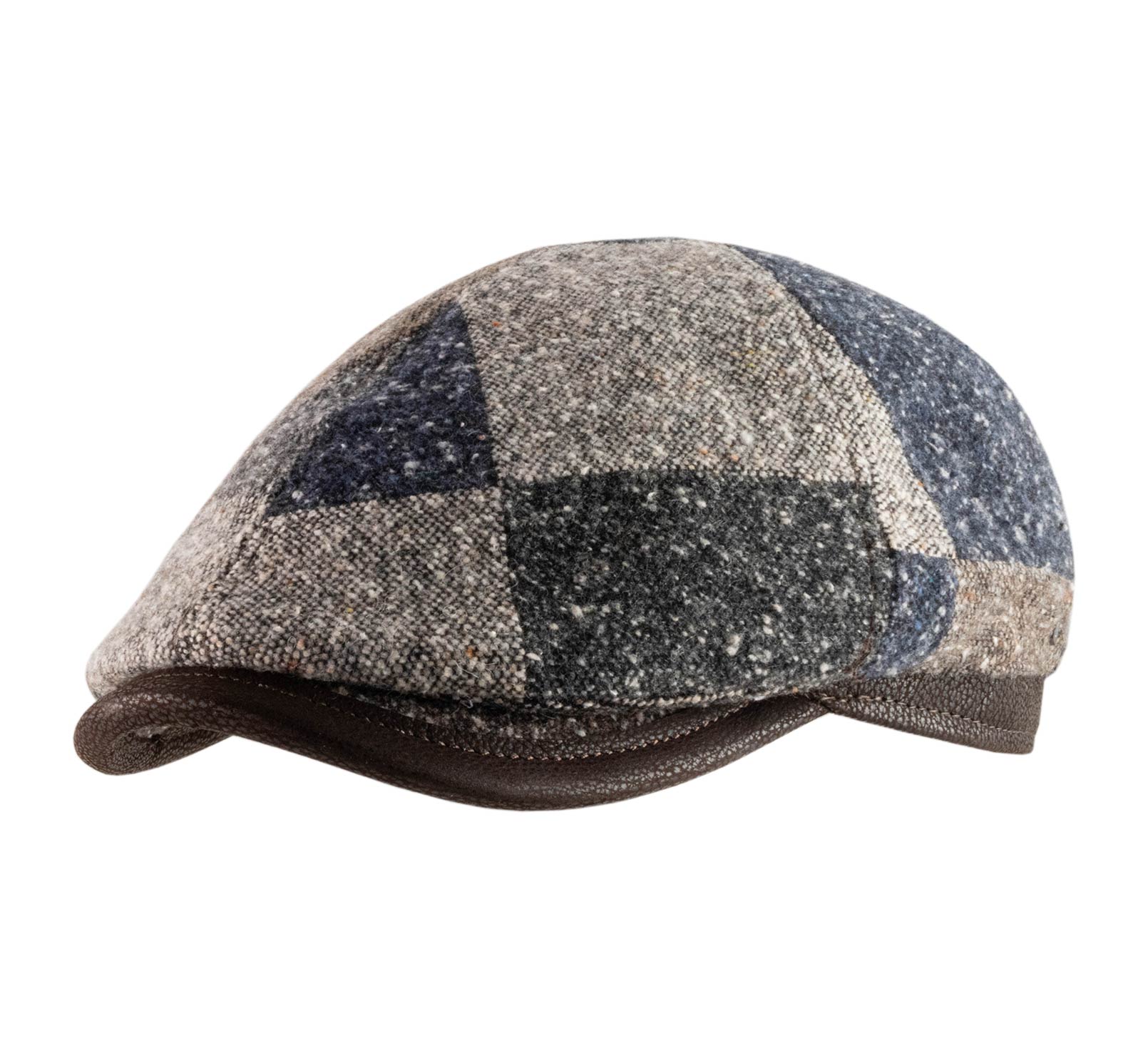 casquette hiver patchwork