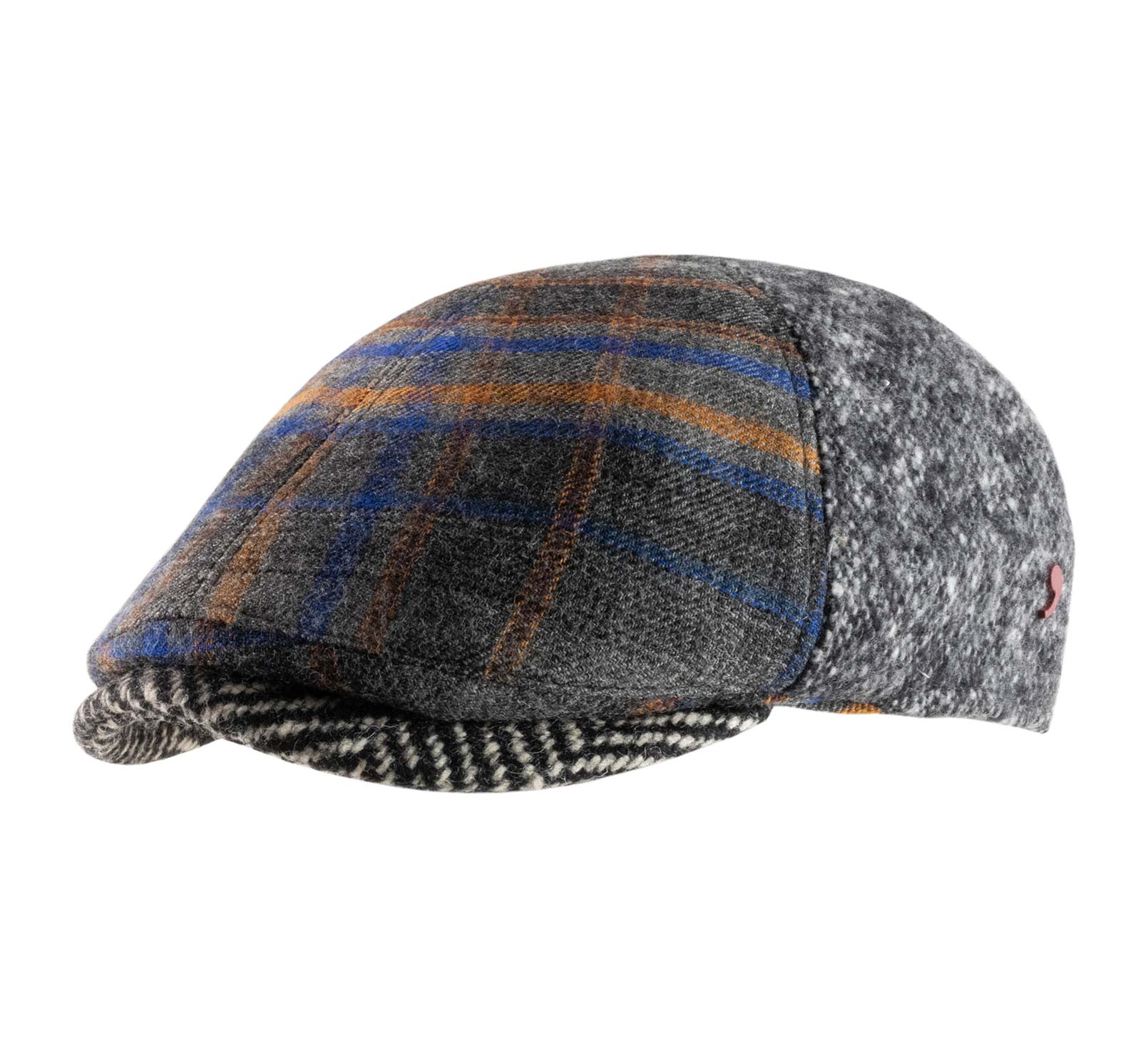 casquette patchwork laine