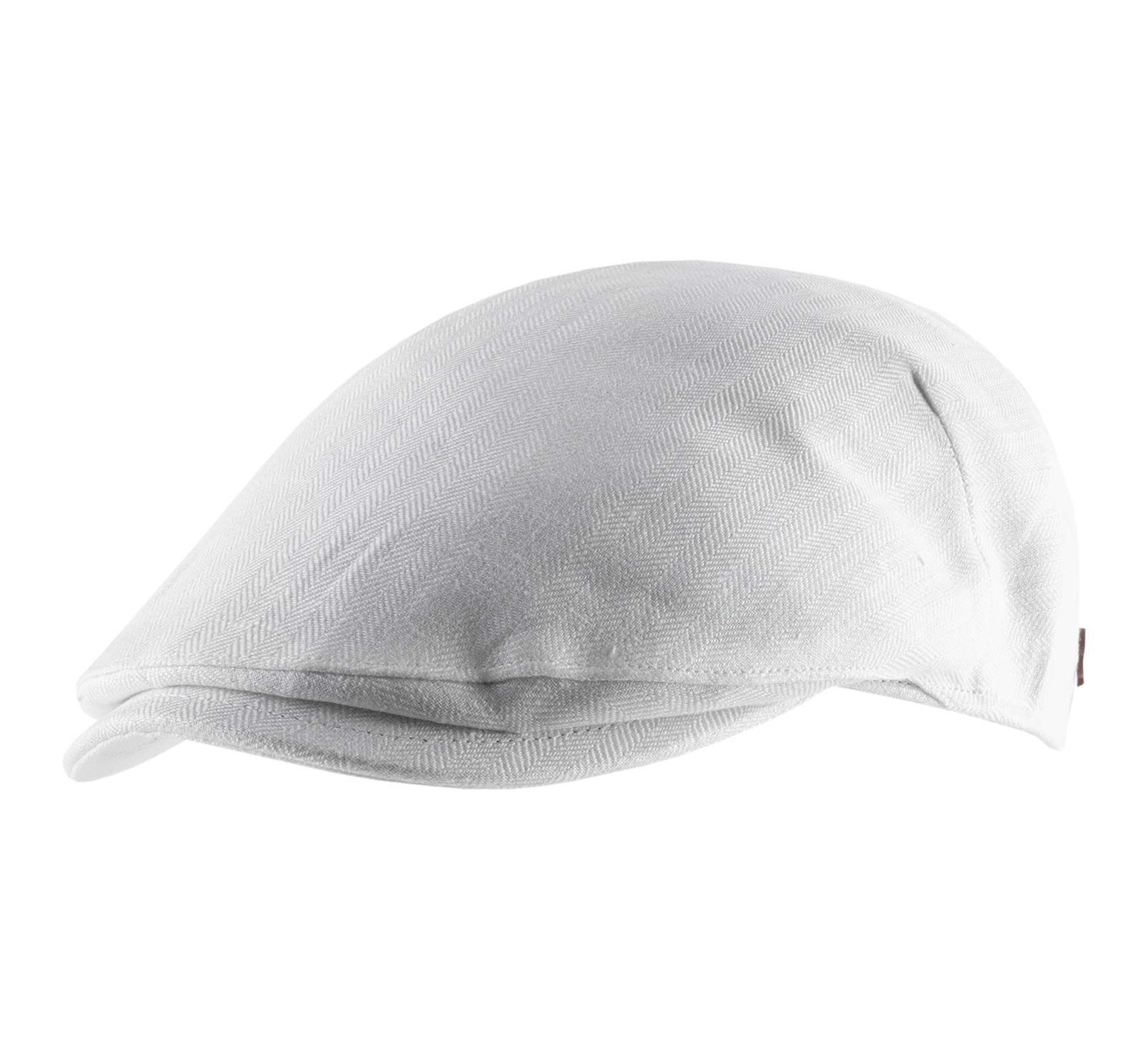 casquette plate blanche