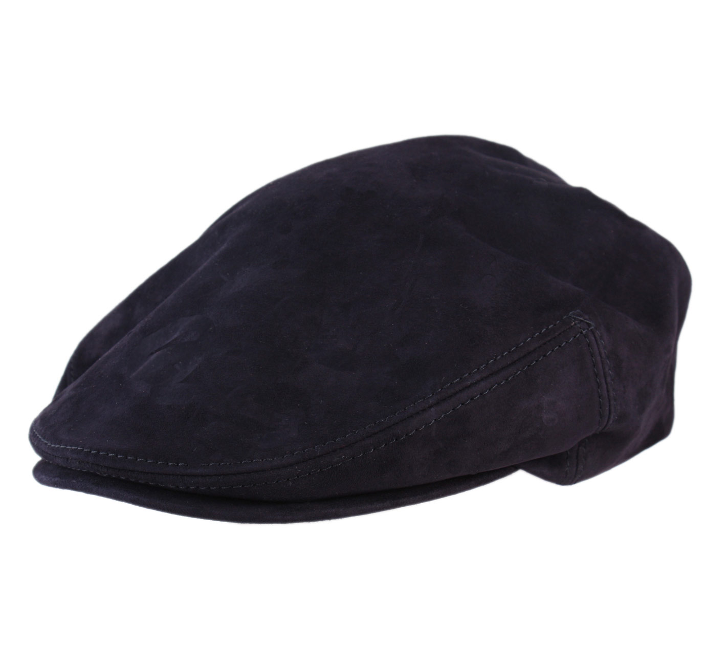 casquette plate cuir Kent Goat Suede casquette plate cuir Kent Goat Suede