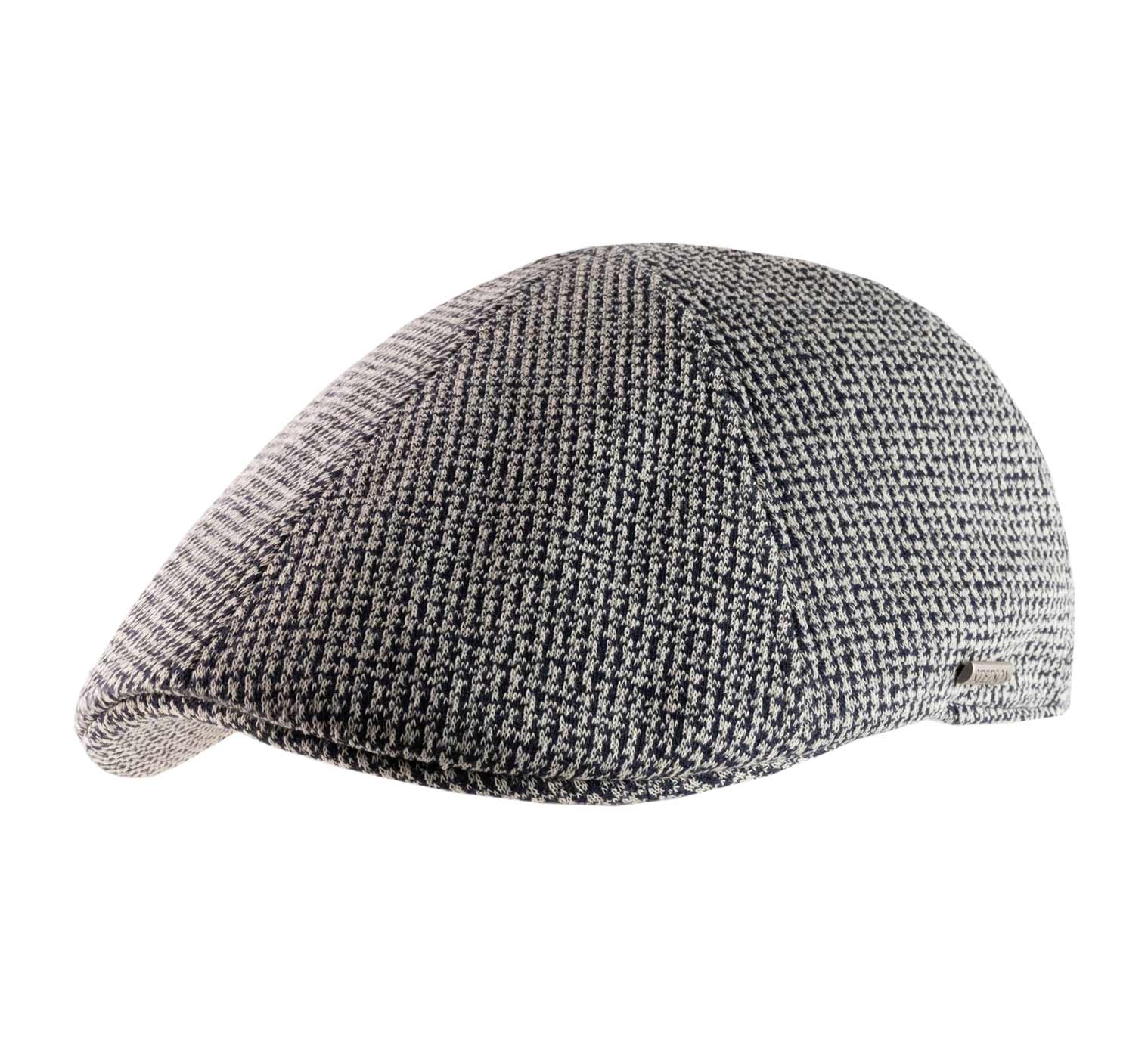 Casquette plate pied de poule