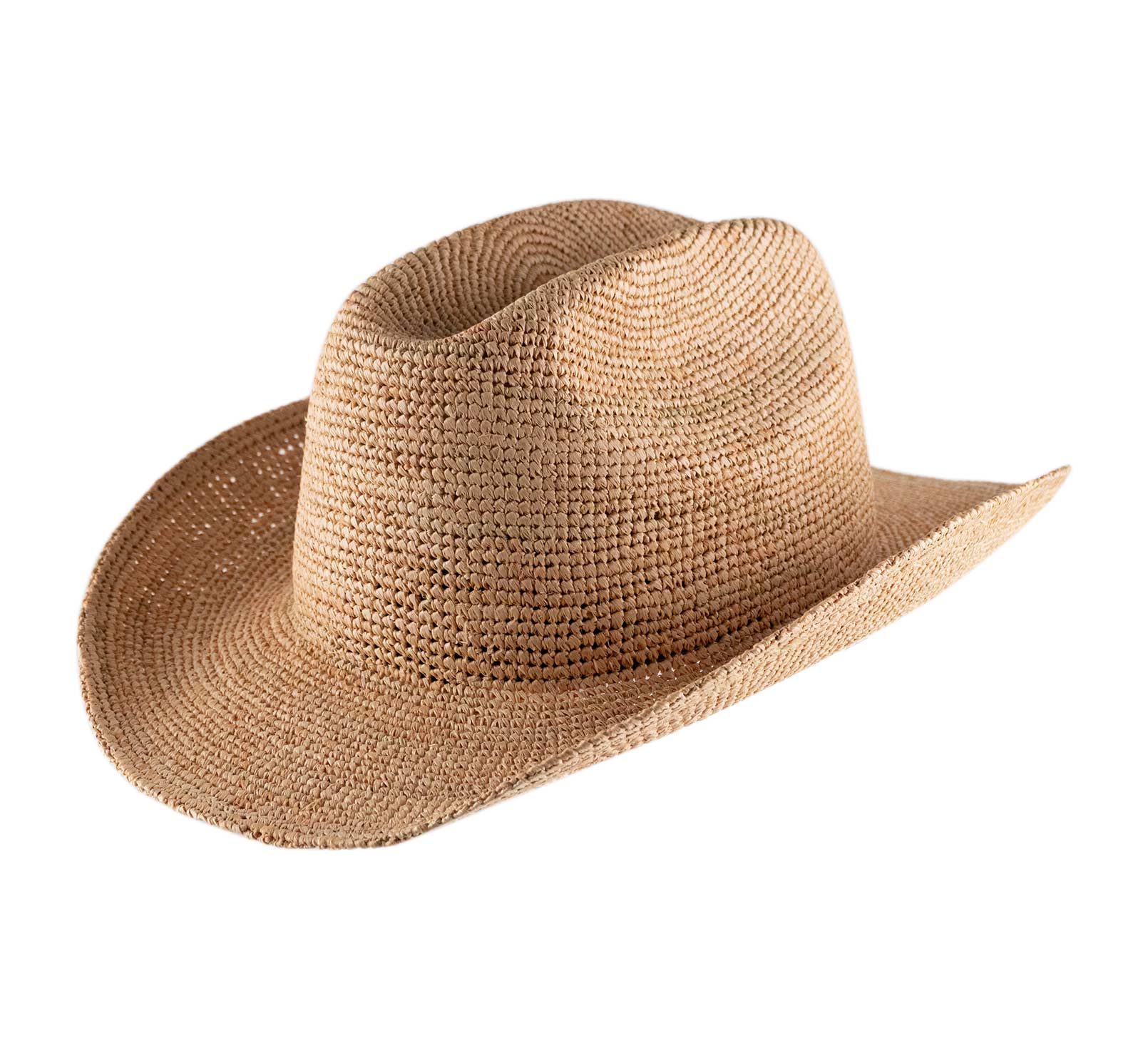 Chapeau cowboy raphia