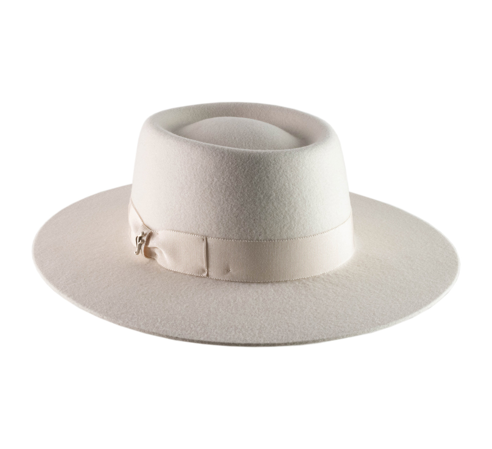 chapeau feutre blanc