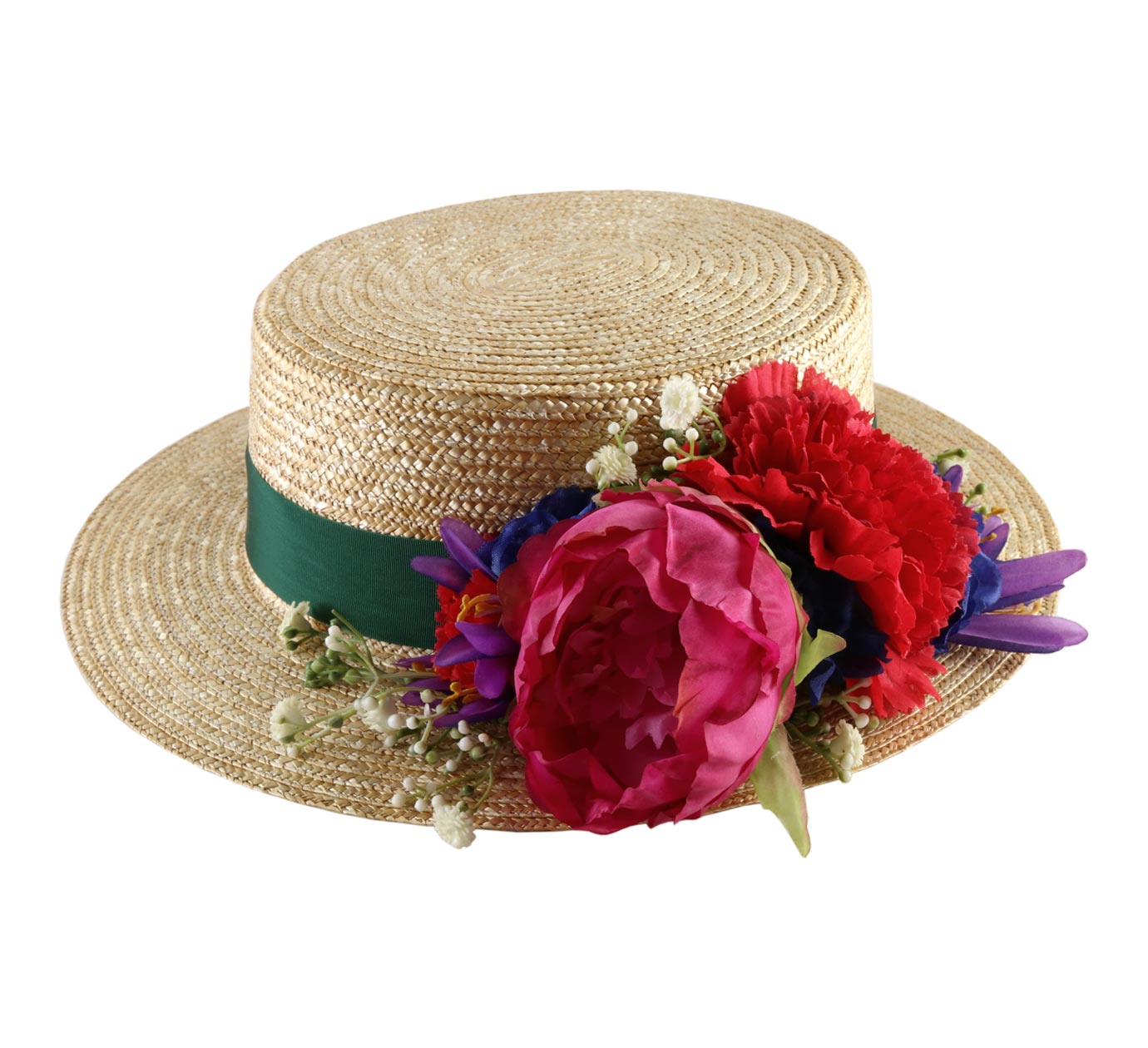 Chapeau fleuri