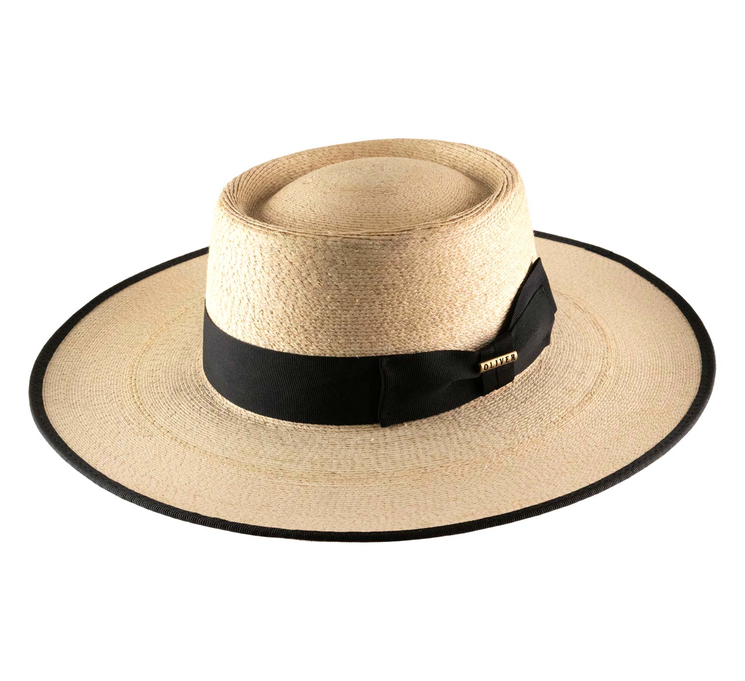 Chapeau gambler paille