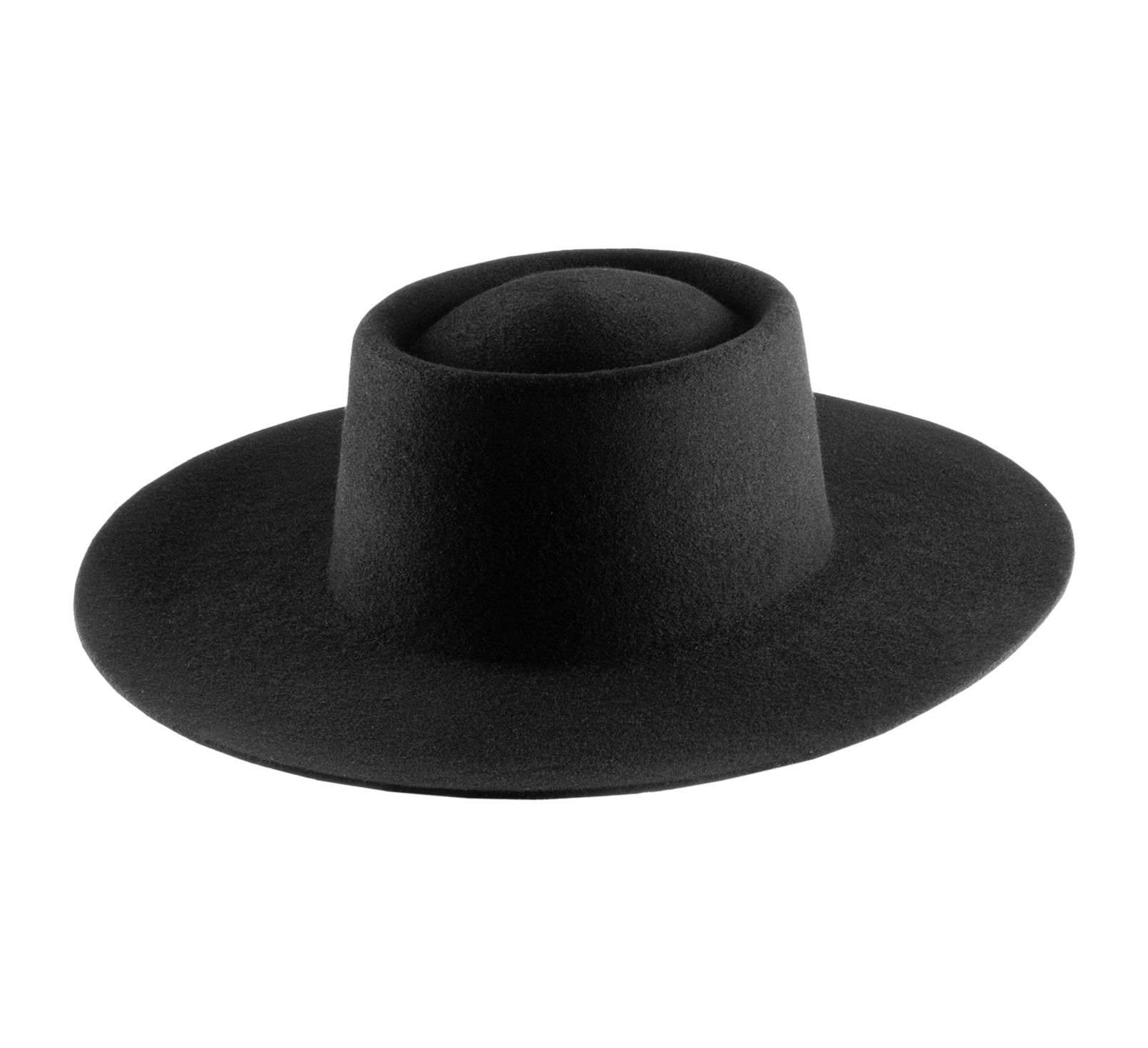 chapeau large noir