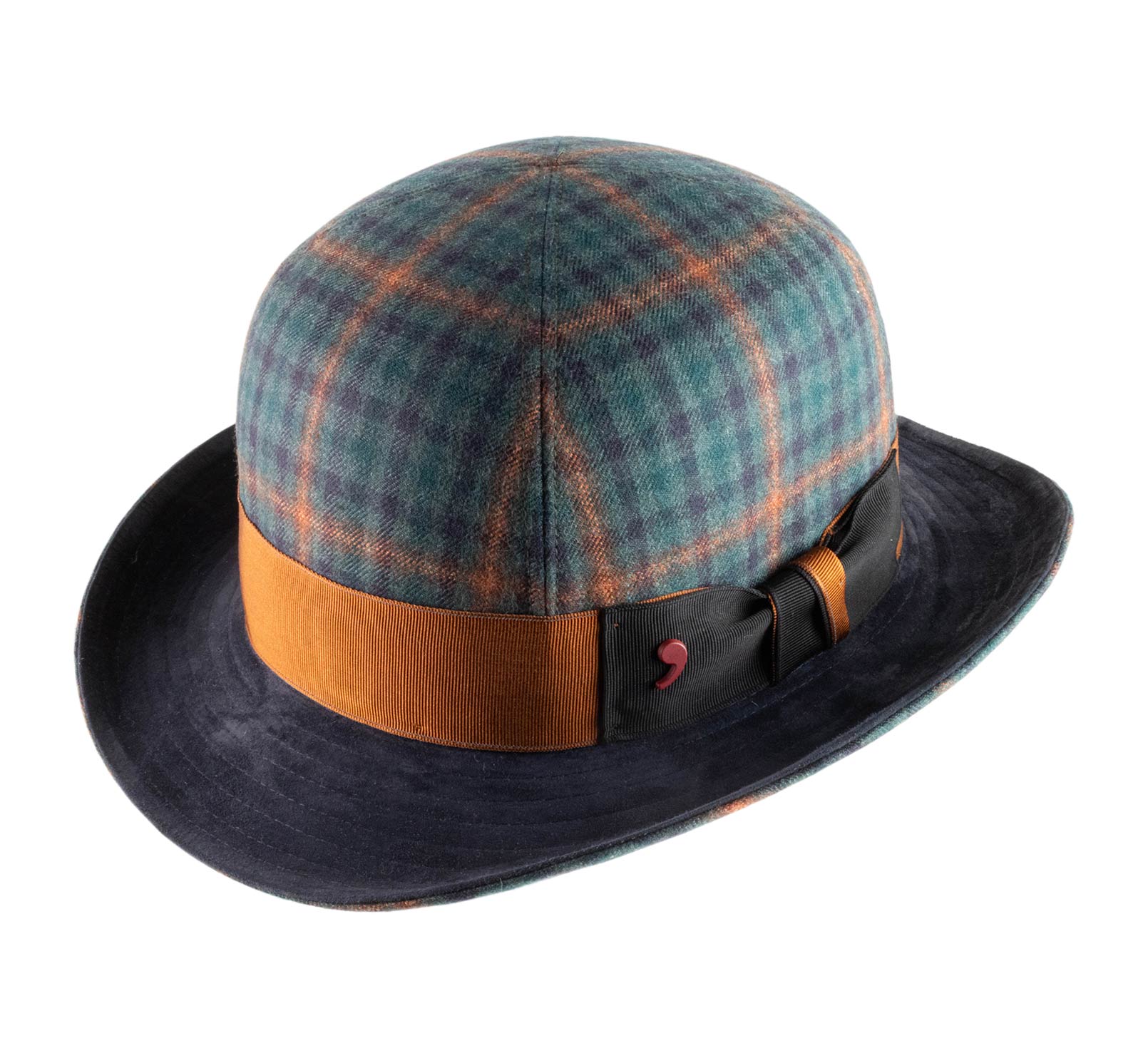 chapeau melon tartan