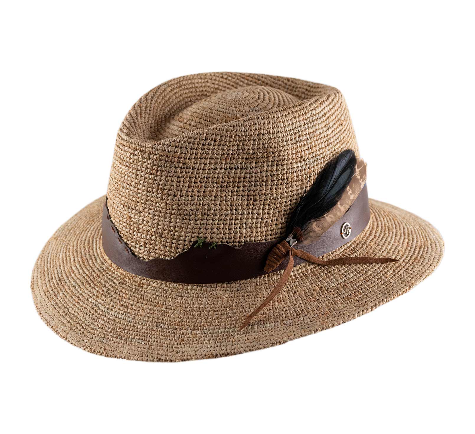 Chapeau raphia aventure