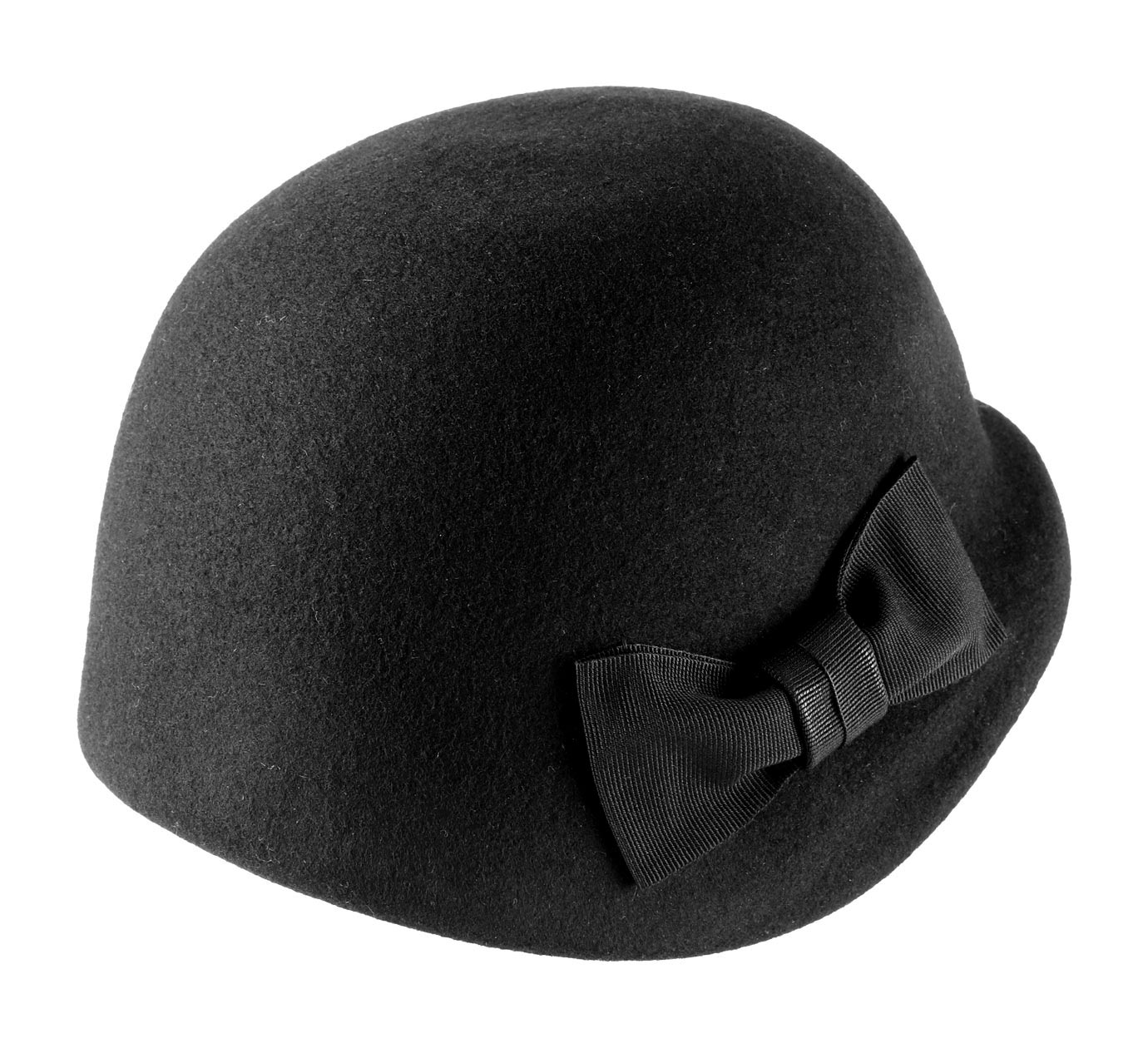 Classic Italy - Chapeau Melon Feutre Homme ou Femme Classic Melon - Taille  59 cm - Noir