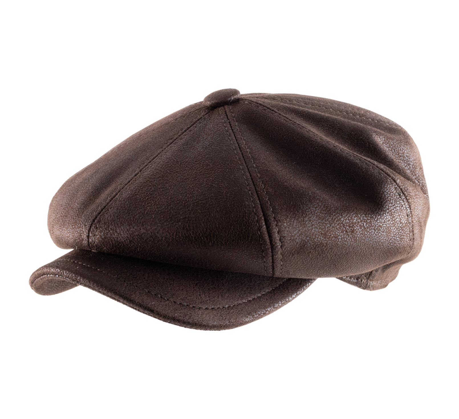 Casquette gavroche cuir