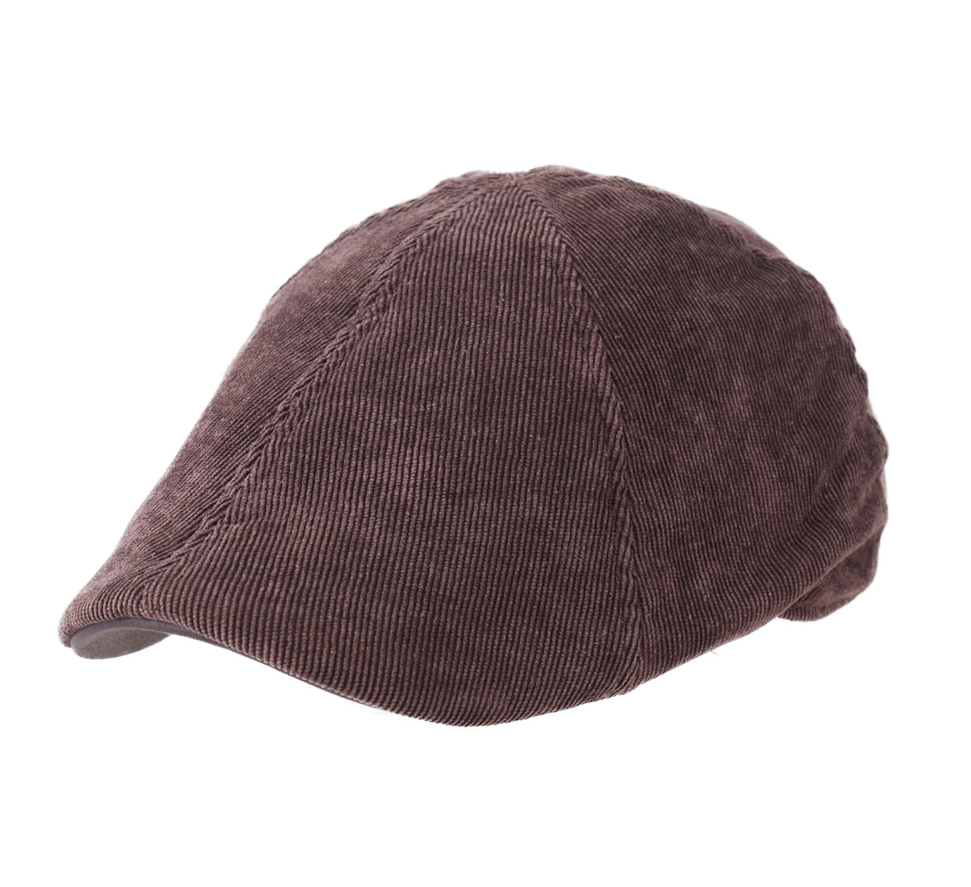 Casquette plate en velour