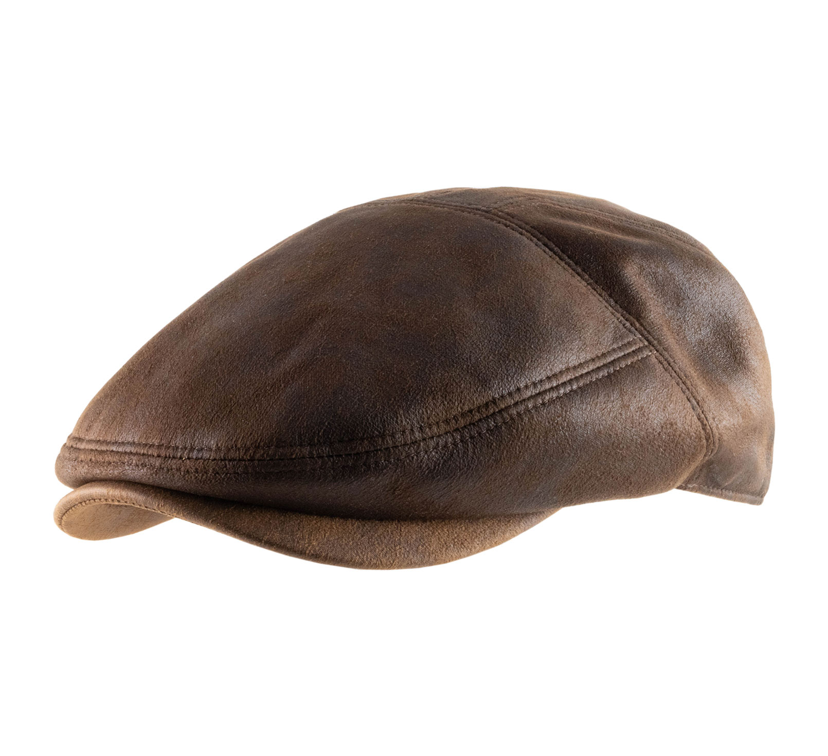 Casquette béret imitation cuir