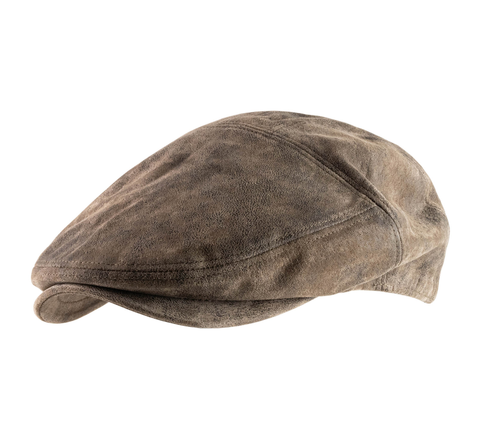 casquette plate cuir 