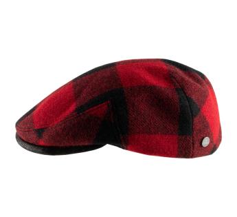 casquette carreau rouge noir Gally