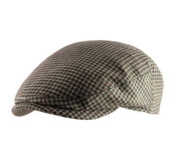 casquette été soie Silk Houndstooth