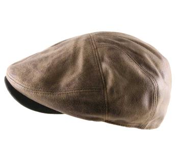 Casquette béret imitation cuir Dooker