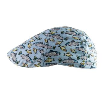  Texas Allover Fish Flat Cap