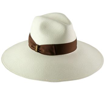 Chapeau borsalino ajouré avec bande bicolore adulte : Deguise-toi, achat de  Accessoires