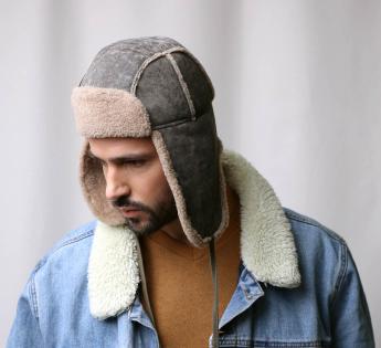 Chapka Cuir Stetson Lewiston Lambskin