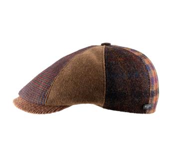 Casquette gavroche patchwork laine Aggeo