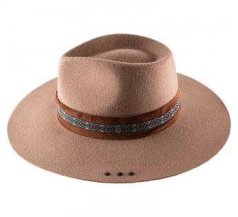 Chapeau Traveller feutre Imperméable , BCBG couture, Alicien Marron