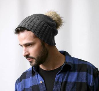 Bonnets Chapeau D'hiver Pour Hommes Femmes Tricot¿¿ Chapeaux Pour Hommes  Casquette Bonnet D'hiver Gorro ¿¿pais Chaud Brimless Fourrure Bonnet Casquette  homme