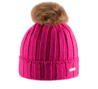 Bonnet Pompon Enfant Alpina Vieux Rose- Pipolaki - Chapellerie