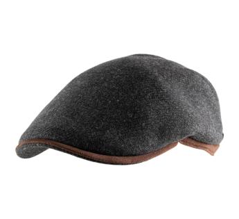 Casquette plate laine Santino