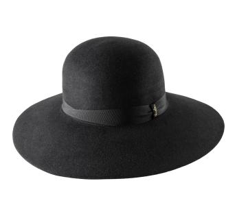 BORSALINO: Chapeau femme - Noir  Chapeau Borsalino 450002 en ligne sur