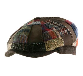 Casquette béret Patchwork Stellato