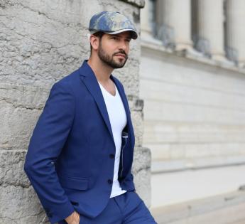 Casquette béret Jeans Kioto Sky