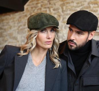 Casquette beret cuir Classic Pigskin