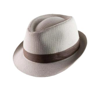 chapeau enfant lin Petit Trilby Lin