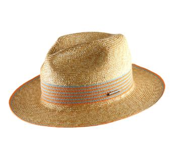 chapeau fedora paille Fedora Wheat Toyo