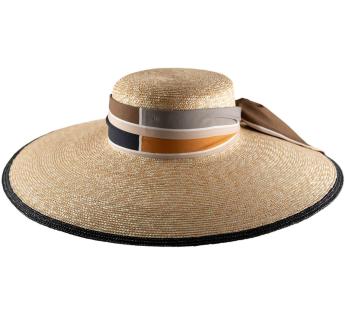 Chapeau femme large bord Lara Tresse Fine Bic
