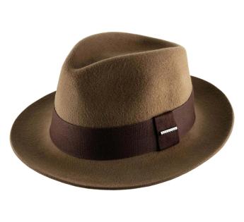 Chapeau feutre suédé Suede Woolfelt