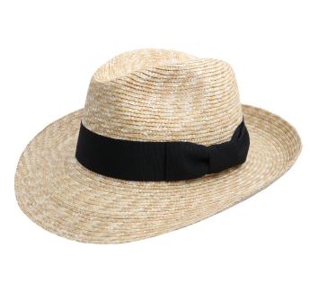 Chapeau paille fine Fino Fedora Paille Large