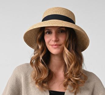 Chapeau cloche paille Candida Tresse Fine